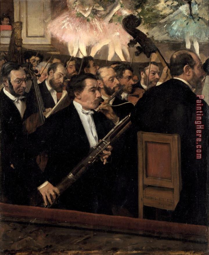 Edgar Degas The Orchestra at The Opera